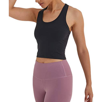 Puedizux Women's Trendy Cropped Workout Tank Tops