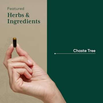 Gaia Herbs Pro Chaste Tree Berry - Herbal Supplements for Menstrual & Menopause Support - Supports Hormone Balance for Women - with Chaste Tree - 60 Vegan Liquid Phyto-Capsules (30 Servings)