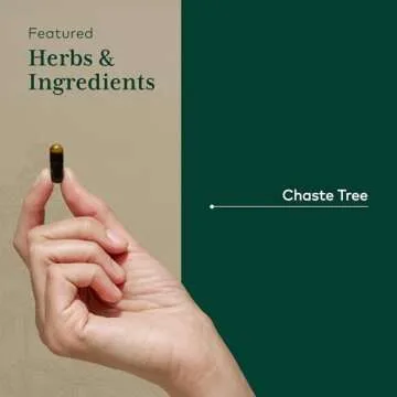Gaia Herbs Pro Chaste Tree Berry - Herbal Supplements for Menstrual & Menopause Support - Supports Hormone Balance for Women - with Chaste Tree - 60 Vegan Liquid Phyto-Capsules (30 Servings)