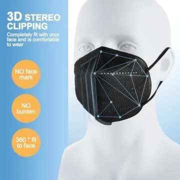 FGCCJP KN95 Disposable Masks 30pcs Individually Wrapped