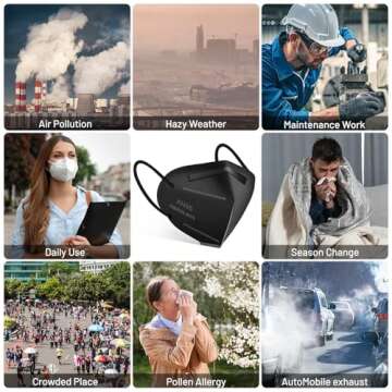 FGCCJP KN95 Disposable Masks 30pcs Individually Wrapped