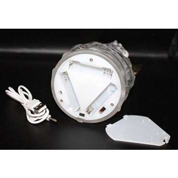 Dalax 12" Angel LED Snow Globe with Color Timed Light