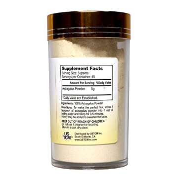 Premium Pure Astragalus Powder for Vitality & Wellness