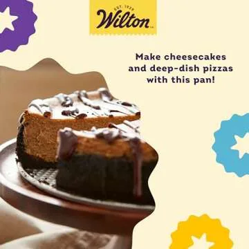 Wilton Excelle Elite Non-Stick Springform Pan - Perfect for Making Cheesecakes, Deep Dish Pizzas, Quiches and More with Easy Release, Steel, 10 x 2.75-Inch
