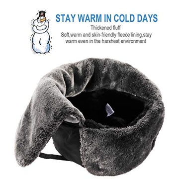 Ushanka Winter Trooper Hat with Mask for Cold Weather