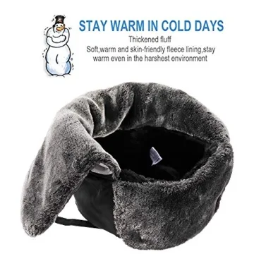 Ushanka Winter Trooper Hat with Mask for Cold Weather