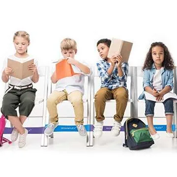 Focus-enhancing Chair Bands for Kids - 10 Pack Set
