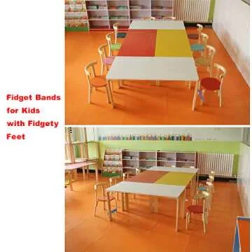 Focus-enhancing Chair Bands for Kids - 10 Pack Set