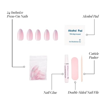 Glamnetic Winter Storm Press On Nails Elegant Reusable