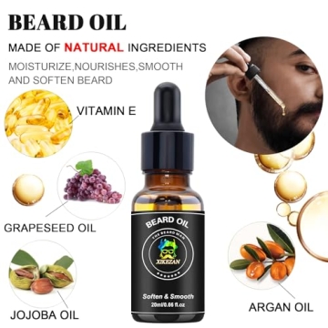 3-in-1 Hair Straightening Brush & Beard Care Set