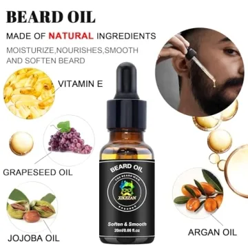 3-in-1 Hair Straightening Brush & Beard Care Set