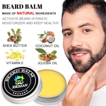 3-in-1 Hair Straightening Brush & Beard Care Set