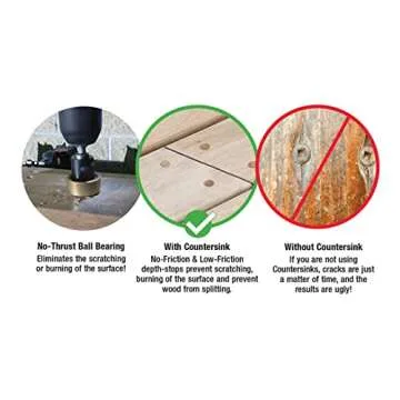 Amana Tool 55229 Carbide Tipped Countersink Drill