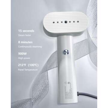 G6 Steamer for Clothes - 2-in-1 Lightweight Travel Steamer