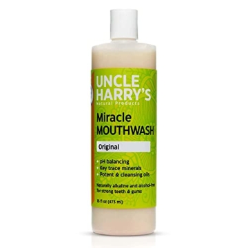 Uncle Harry's Natural Mouthwash for Fresh Breath & Healthy Teeth