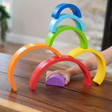 Rainbow Arches Stacking Toy for Creative Toddler Play