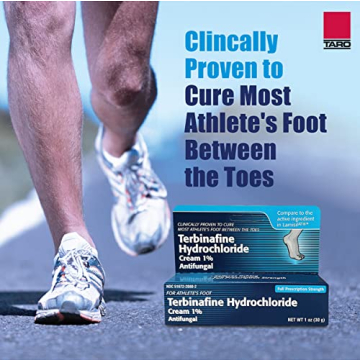 Terbinafine Hydrochloride 1% Cream for Athlete's Foot Relief