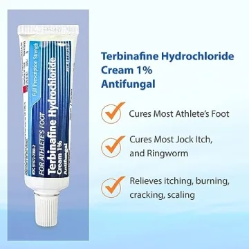 Terbinafine Hydrochloride 1% Cream for Athlete's Foot Relief