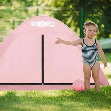 Pop Up Beach Baby Tent for Toddler, Kids, Girls, Boys, Infant & Babies. Popup Sun Protection Shelter Canopy for Camping & Travel . Bebe Toddlers Backyard & Indoor Small Play Shade Cabana Dome