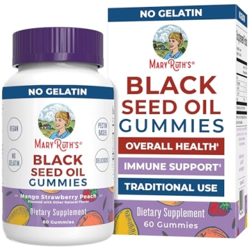 MaryRuth Organics Black Seed Oil Gummies for Wellness