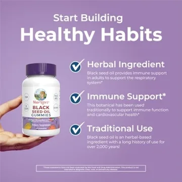 MaryRuth Organics Black Seed Oil Gummies for Wellness