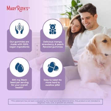 MaryRuth Organics Black Seed Oil Gummies for Wellness