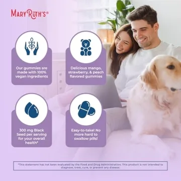 MaryRuth Organics Black Seed Oil Gummies for Wellness