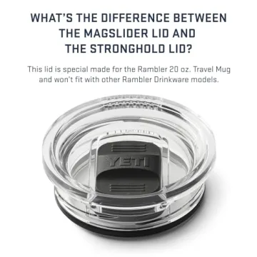 YETI 20 oz Travel Mug - Durable Vacuum Insulated