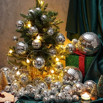 100 Pcs Mirror Disco Balls for Parties and Decorations