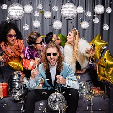 100 Pcs Mirror Disco Balls for Parties and Decorations