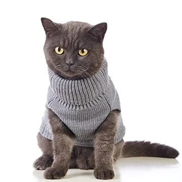 Cozy Jnancun Cat Sweater for Winter Warmth