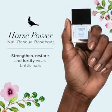 butter LONDON Base Coat Nail Polish, Horse Power - Nail Rescue Basecoat Helps Restore & Repair Damag...