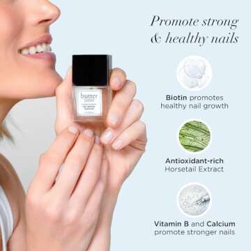 butter LONDON Horse Power Basecoat for Stronger Nails
