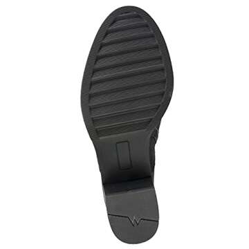 WHITE MOUNTAIN Shoes Dorian Women's Lace-up Boot, Black/Fabric, 8.5 M