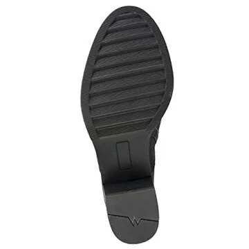 WHITE MOUNTAIN Shoes Dorian Women's Lace-up Boot, Black/Fabric, 8.5 M