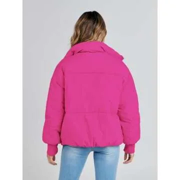 Trendy MEROKEETY Women's Puffer Jacket for Winter Wear
