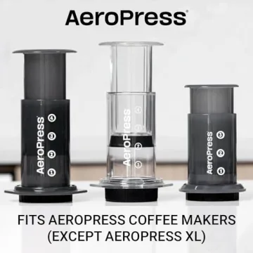 AeroPress Natural Paper Microfilters, AeroPress Coffee Filters, Unbleached Round Paper Filters for Coffee Makers, Must-Have Coffee Accessories, Standard, 1 Pack, 200 Count