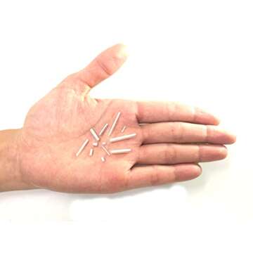 1000pcs Round Tube Loose Crimp Beads 2mm (0.08 Inch) Tiny Small Spacers (Hole - 1.5mm) Silver Plated Brass for Jewelry Craft Making Findings CF27-1