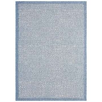 Tommy Bahama Marlin Transitional Indoor/Outdoor Area Rug, Blue, 7'10"x10'2"