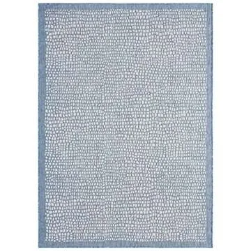 Tommy Bahama Marlin Transitional Indoor/Outdoor Area Rug, Blue, 7'10"x10'2"
