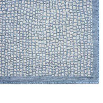 Tommy Bahama Marlin Transitional Indoor/Outdoor Area Rug, Blue, 7'10"x10'2"