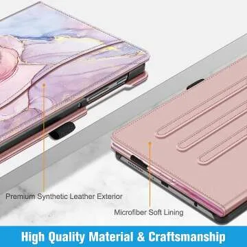Fintie Samsung Galaxy Tab A7 Lite Case - Marble