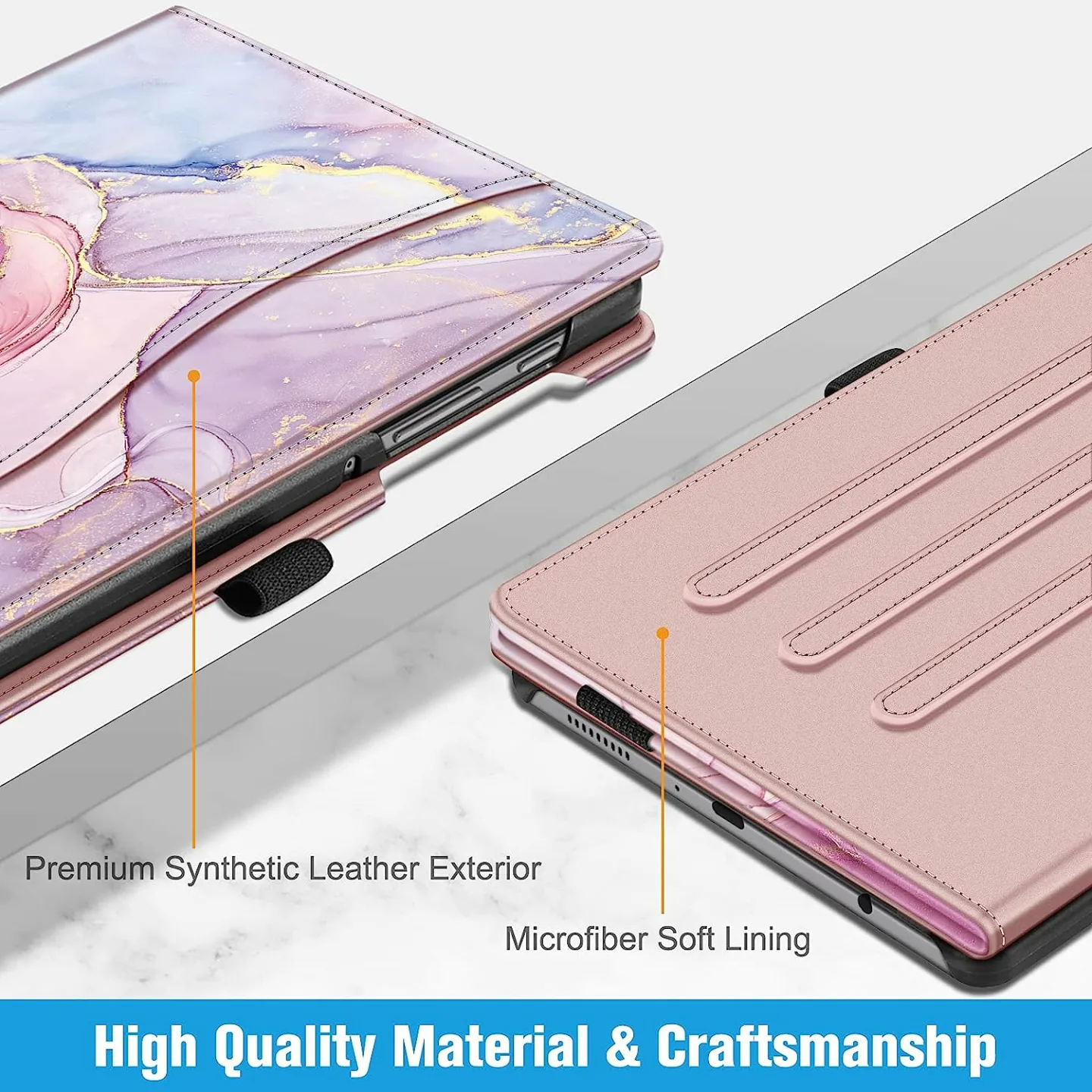 Fintie Samsung Galaxy Tab A7 Lite Case - Marble