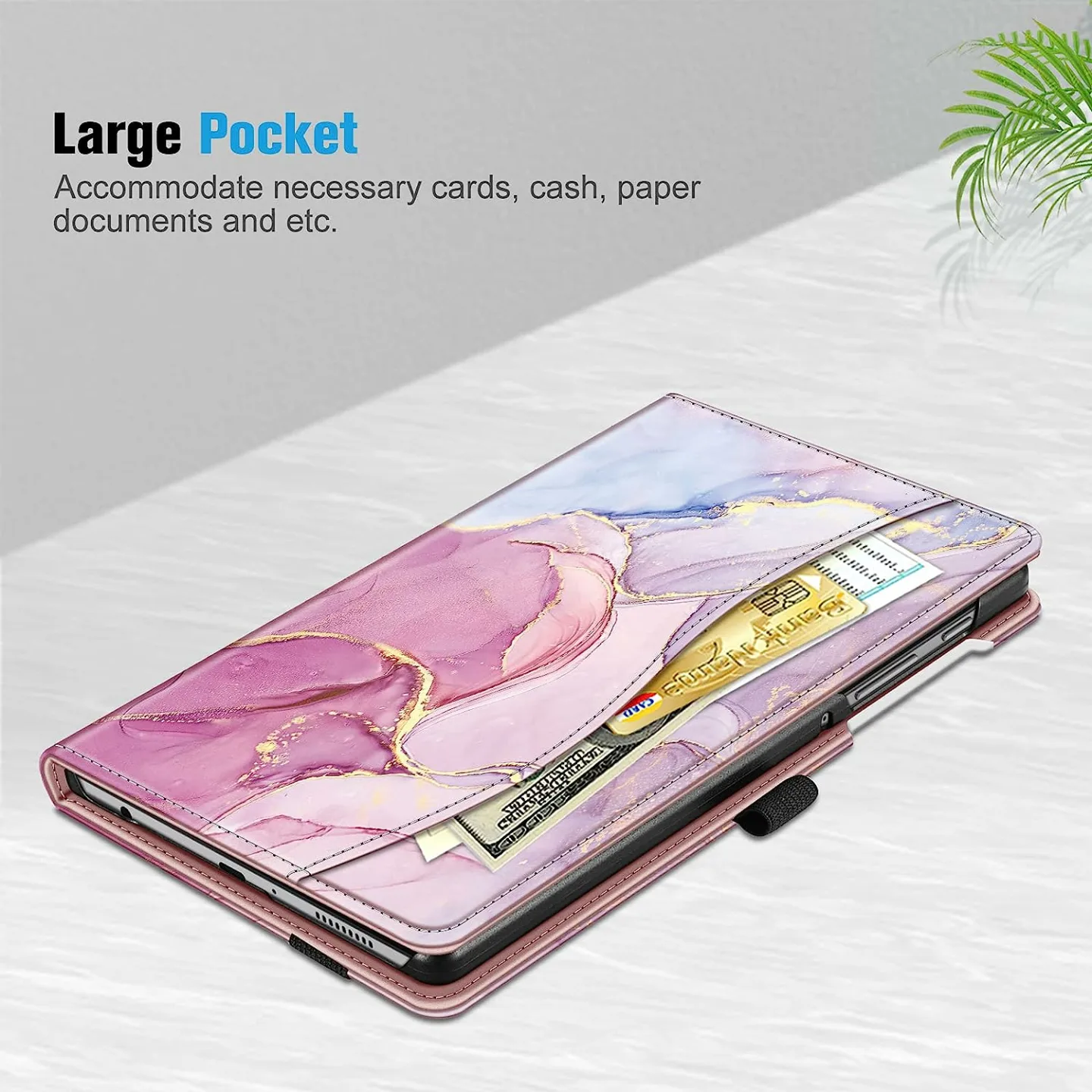Fintie Samsung Galaxy Tab A7 Lite Case - Marble