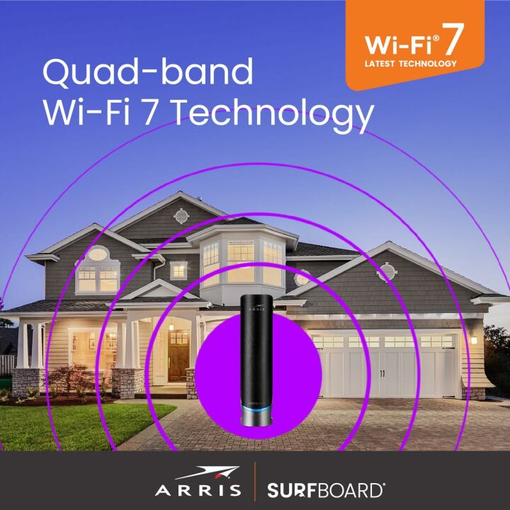 ARRIS G54 Cable Modem Router Combo for Fast Internet