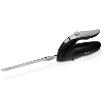 NutriChef Upgraded Premium NutriChef Electric Knife - 8.9" Carving Knife, Serrated Blades, Lightweig...