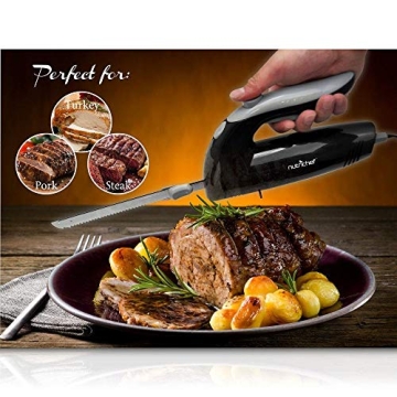 NutriChef Premium Electric Knife for Effortless Carving