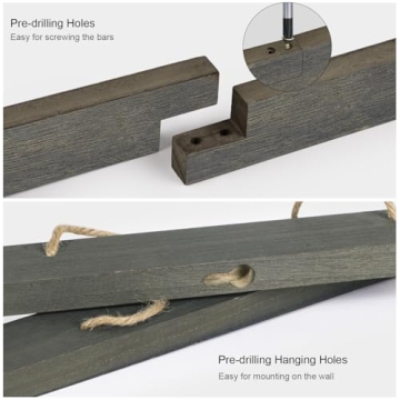 Love-KANKEI Stylish Photo Frame with 30 Clips for Wall Decor