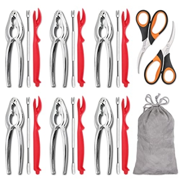 Hiware 20-Piece Seafood Tools Set: Crack, Shell, Savor with Style!