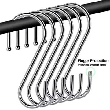 ESFUN 24 Pack S Hooks for Heavy Duty Hanging Solutions